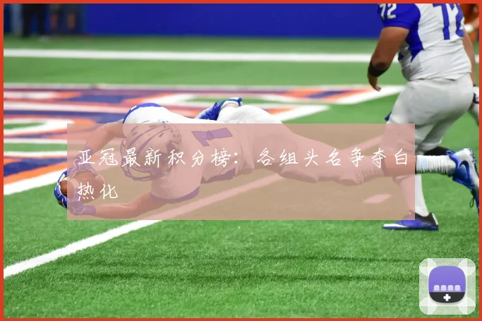 亚冠最新积分榜：各组头名争夺白热化